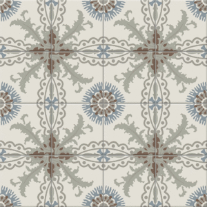 Dekoracyjna Płytka Gresowa Patchwork Floral Valencia 20x20 cm wzor