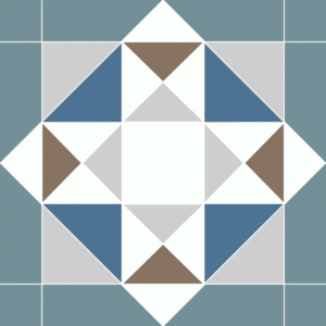 Dekoracyjna Płytka Gresowa Patchwork Victorian SALLY 20x20 cm Gat. I aranzacja