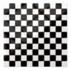 Mozaika ceramiczna czarno biała szachownica B