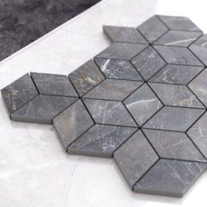 Mozaika gresowa diamond romb shinestone mat2