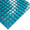 Mozaika szklana azzuro metalic niebieska 30×30 cm C