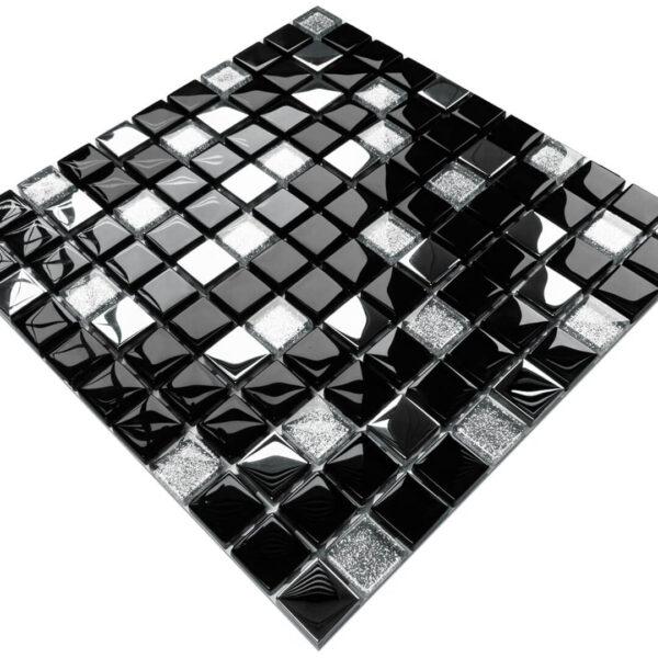 Mozaika szklana black lake 30×30 cm 8 mm