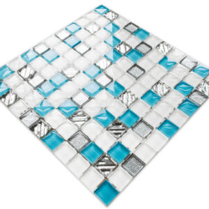 Mozaika szklana blue ice 30×30 cm 8 mm