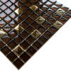 Mozaika szklana gold brown 30x30 cm 8 mm E