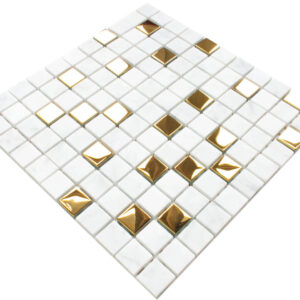 Mozaika szklana golden marble 30x30cm 8mm