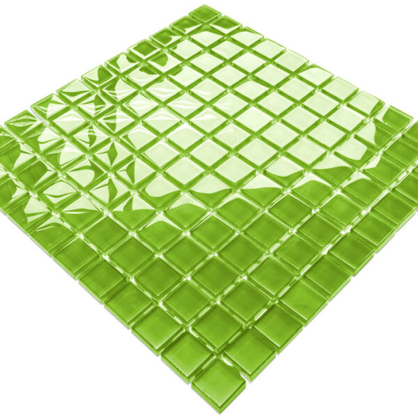 Mozaika szklana green zielona 30x30 cm 8 mm