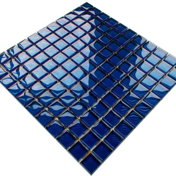 Mozaika szklana kobalt 30x30 cm 8 mm