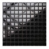 Mozaika szklana nero brokat srebrny 30x30 cm 8 mm D