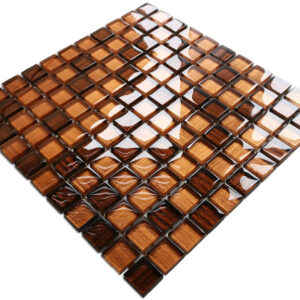 Mozaika szklana riva brąz miedź metalic 30×30 cm