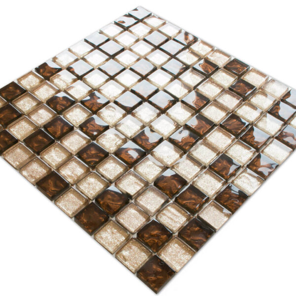Mozaika szklana riva brąz venus 30×30 cm 8 mm