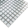 Mozaika szklana silver srebrna 30x30cm 8mm B