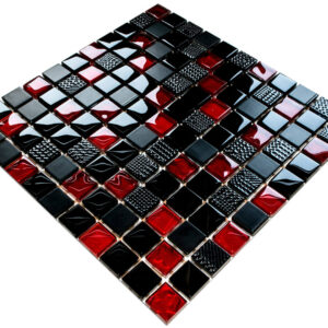 Mozaika szklana volcano red 30x30 cm 8 mm