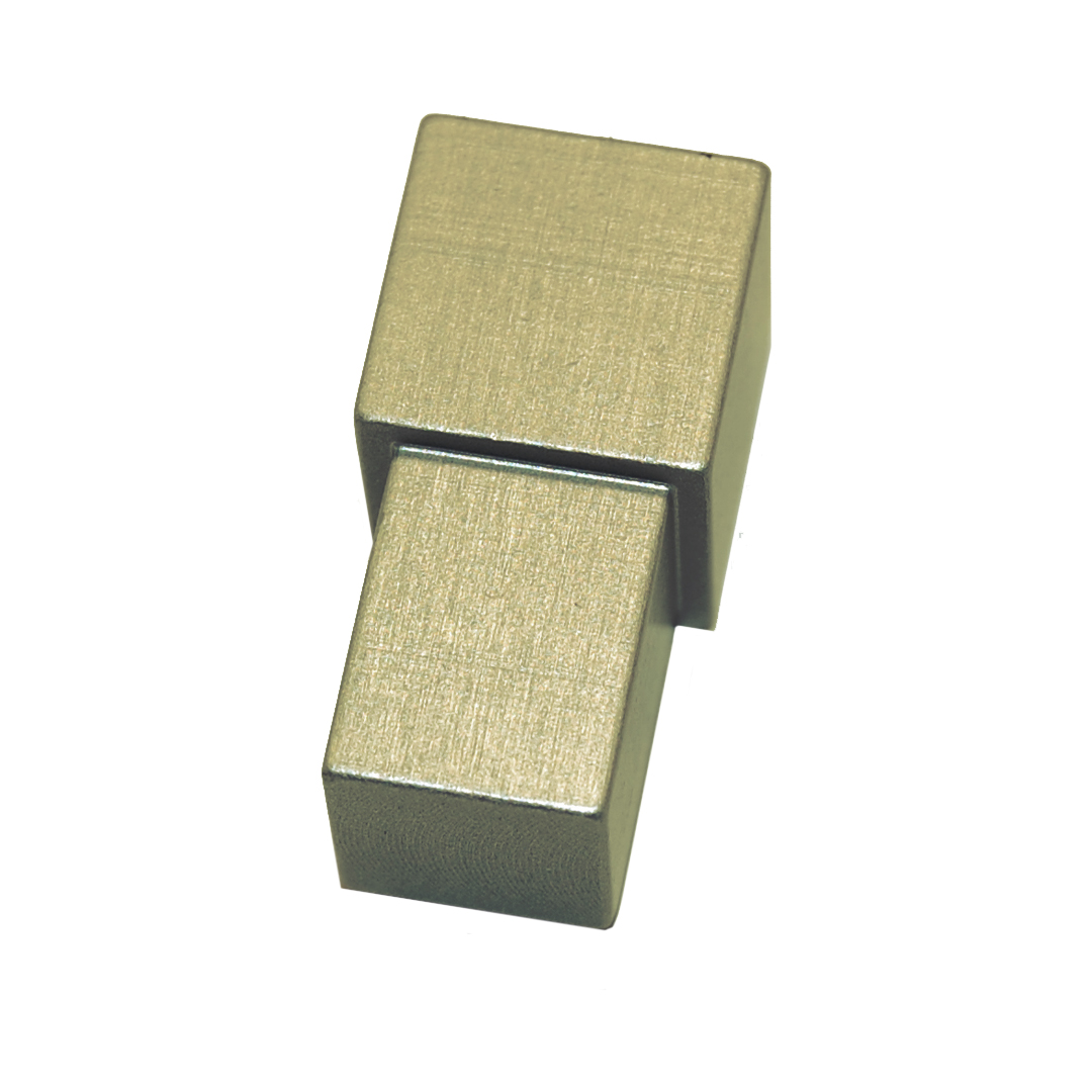 Narożnik zewnętrzny aluminiowy kwadratowy anodowany matowo oliwkowy ALNQ