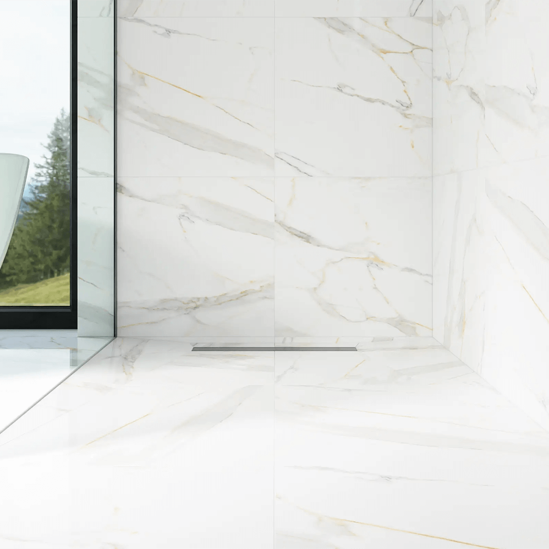 ODPŁYW LINIOWY CZARNY MAT 40 cm aranzacja