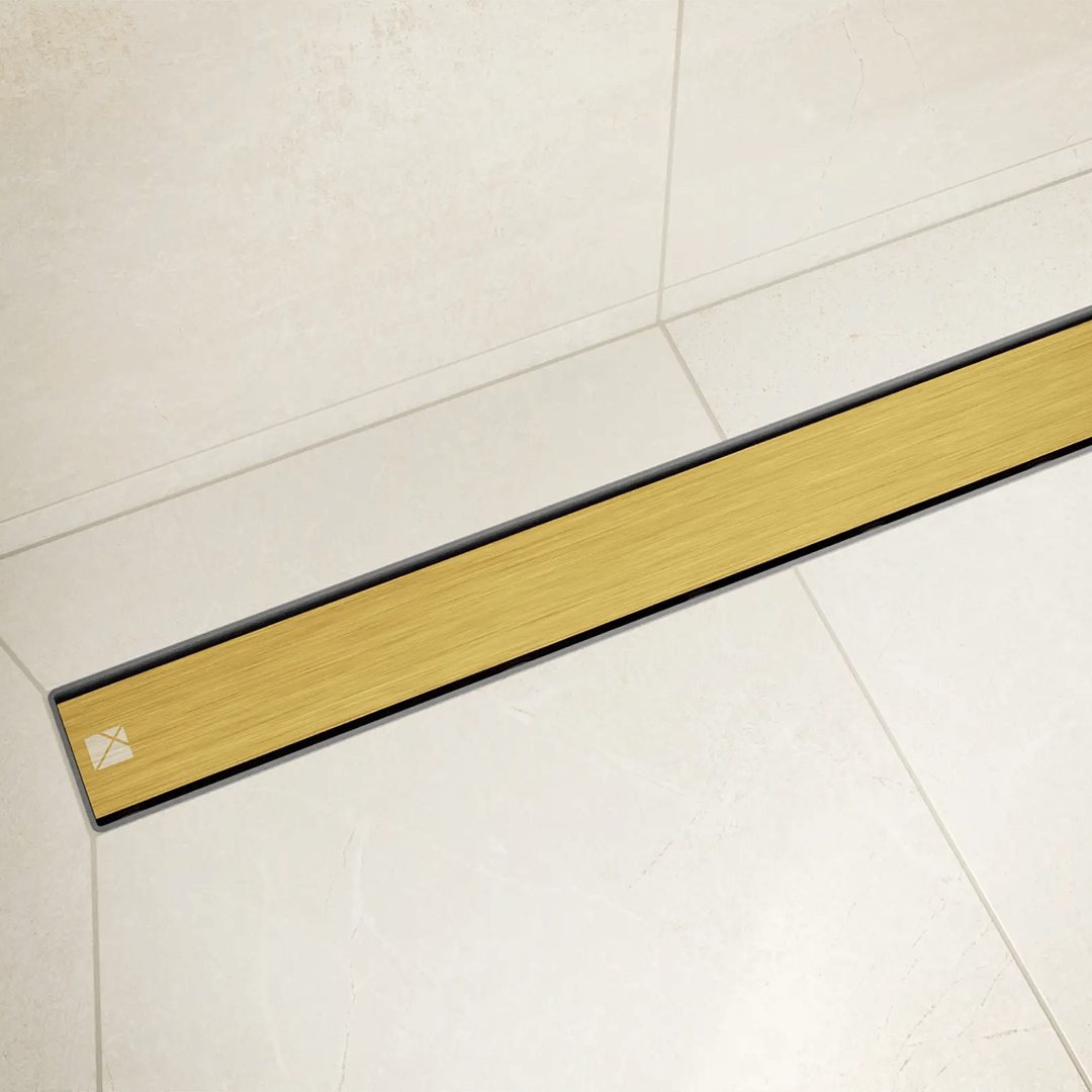 ODPŁYW LINIOWY ZŁOTY MAT 40 cm