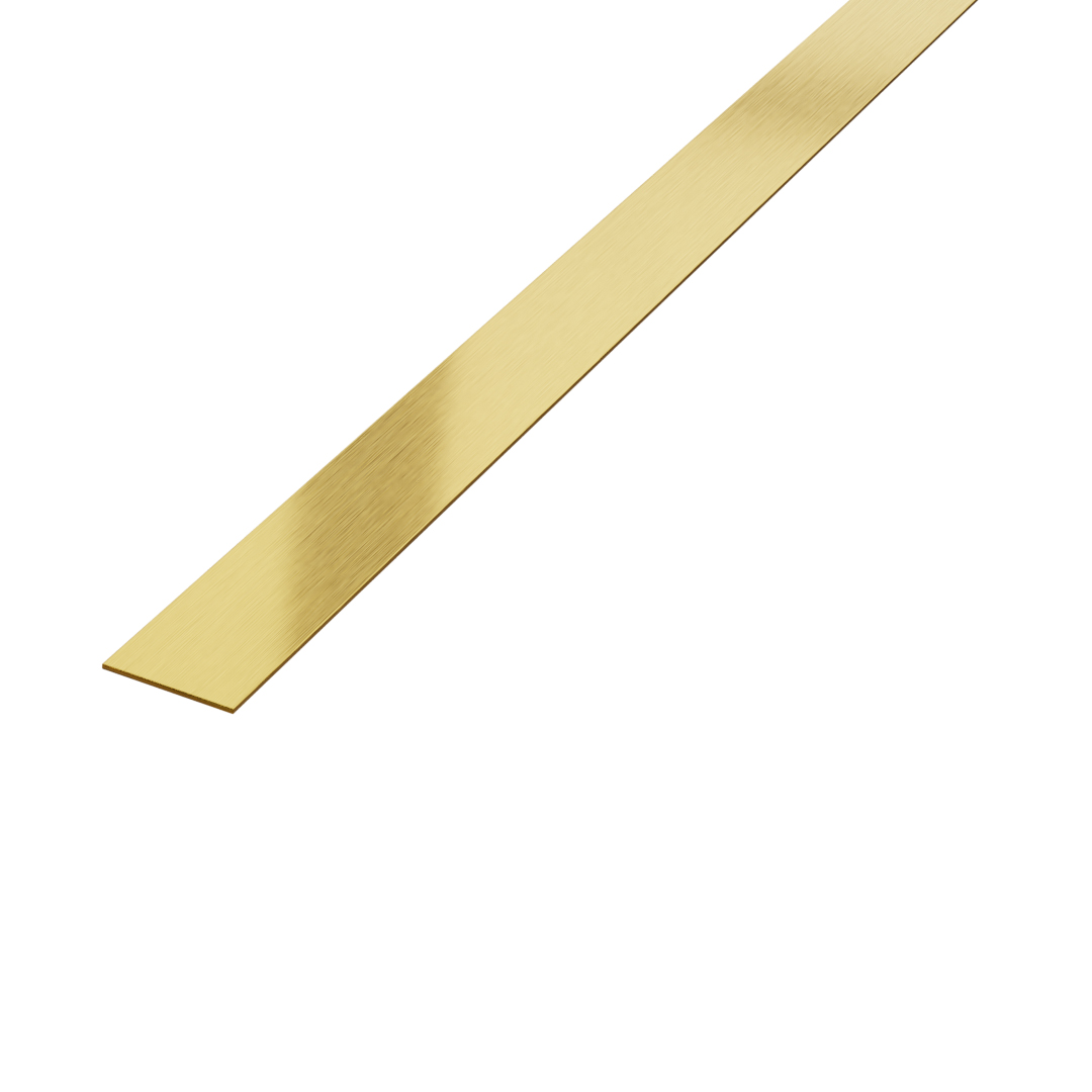 Płaskownik dekoracyjny stalowy złoty matowy