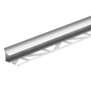 Profil wewnętrzny do glazury aluminium anoda 9mm 2,5m Srebrny