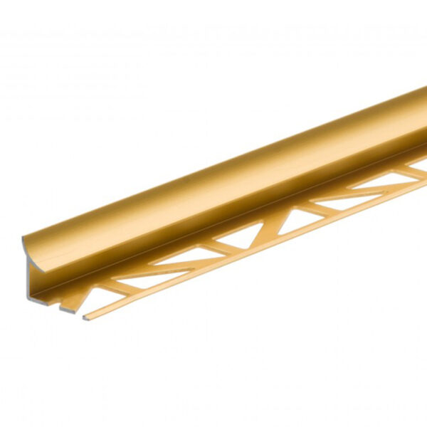 Profil wewnętrzny do glazury aluminium anoda 9mm 2,5m Złoty