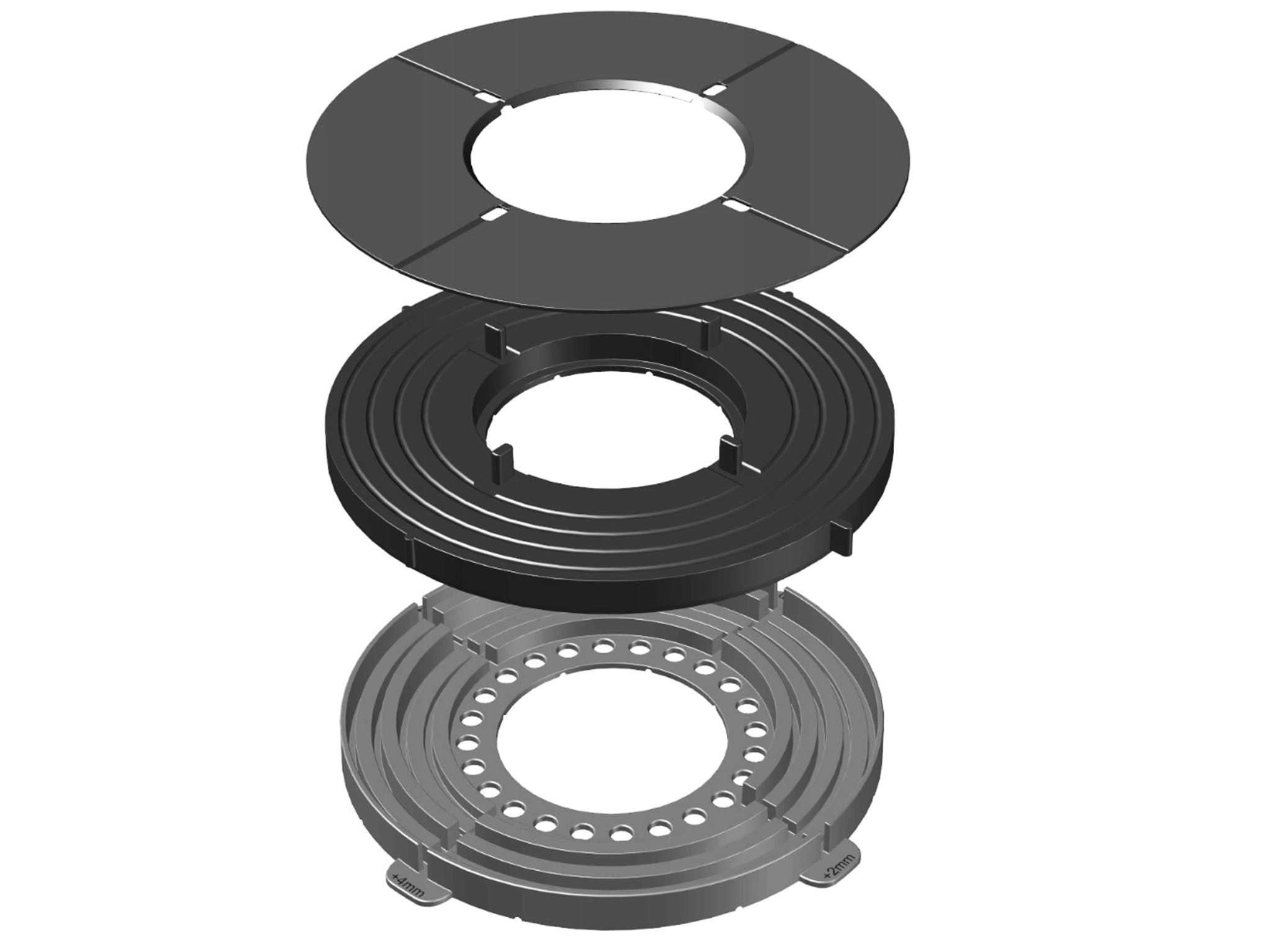 WSPORNIK TARASOWY REGULOWANY 10mm -190mm