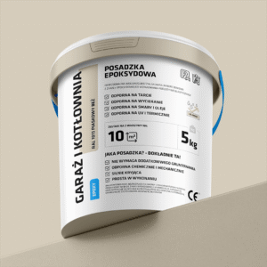 ŻYWICA EPOKSYDOWA NA POSADZKĘ GARAŻ ZESTAW NA 10m2 RAL 1013 PIASKOWY BEŻ