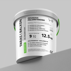 ŻYWICA POLIURETANOWA NA TARAS BALKON ZESTAW NA 9m2 JASNY SZARY