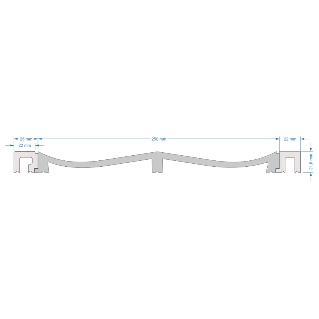 Zakończenie panela ściennego WP004 Eterno