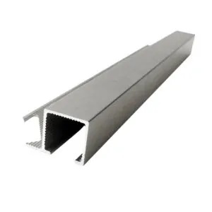 Listwa narożna aluminiowa kwadratowa anodowana srebrna