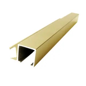 Listwa narożna aluminiowa kwadratowa anodowana złota