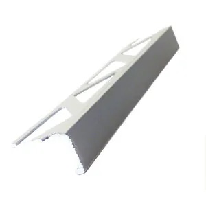 Listwa narożna aluminiowa prosta L anodowana srebrna