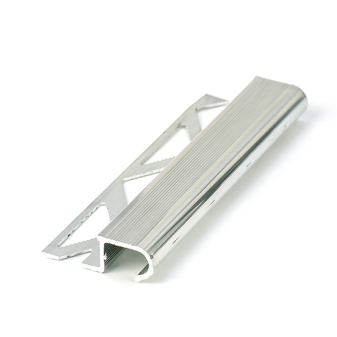 profil schodowy aluminiowy polerowany półokrągły