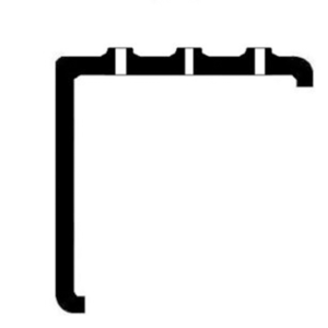Profil schodowy antypoślizgowy 35x35